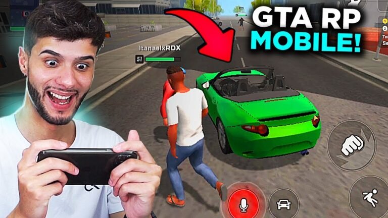 JOGAR GTA RP ONLINE NO CELULAR
