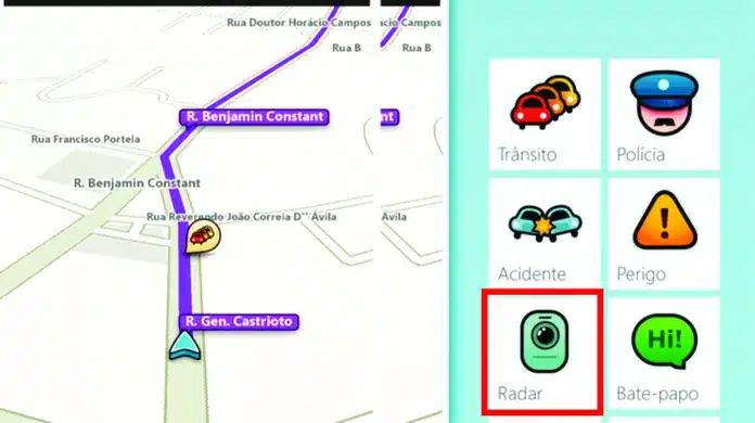 Aplicativo para Identificar Radares de Trânsito