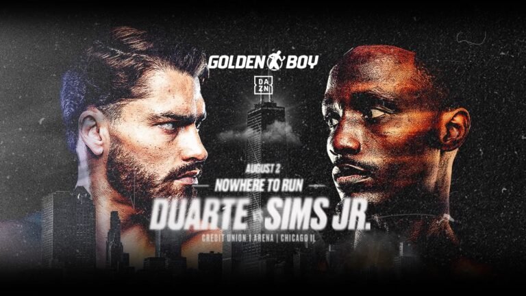 Aplicativo para assistir à luta Duarte vs Sims Jr. ao vivo