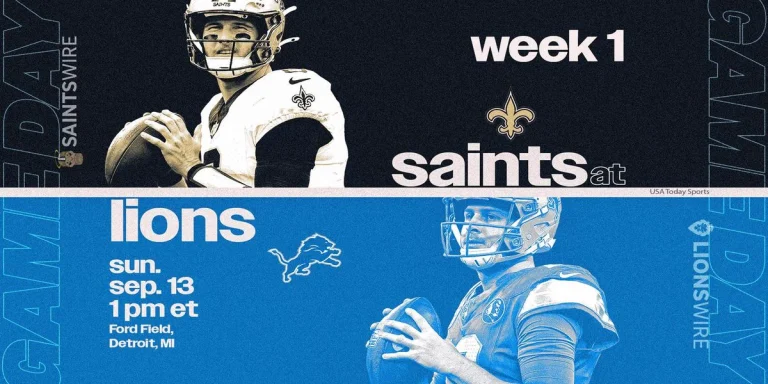Lions x Saints: Onde Assistir à NFL